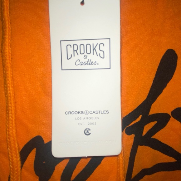 Crooks and Castles Orange Hoodie size L NWT
Super soft! - Picture 7 of 10